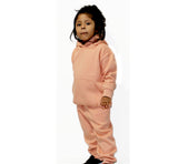 KIDS Peach Pull Over Sweat Suit