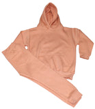 KIDS Peach Pull Over Sweat Suit