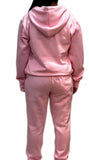 Light Pink Adult Pull Over Sweat Suit