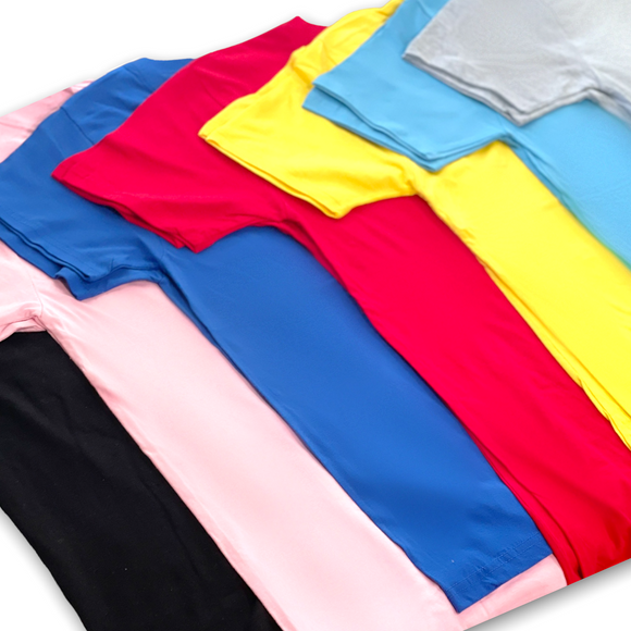12 Printed T-shirts 1 color
